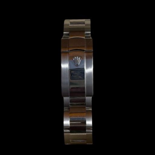 Rolex Date Just II 41 mm Ref.116334 - Dial Plata Numeros Arabes azul & Bisel Oro Blanco - Brazalete Oyster Año 2016 tarjeta Bicolor. [3]