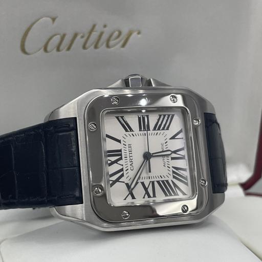 Cartier Santos 100 XL Automático Referencia 2656 full set Año 2006 . [2]