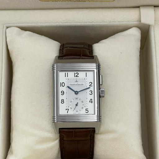 Jaeger-LeCoultre Reverso Duoface  Night & Day  Dual Time Mens Watch ref. 272.8.54 with box