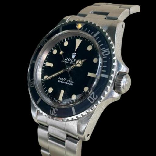 Rolex Submariner no date Vintage ref.5513 plexy SERIF dial with official service [1]