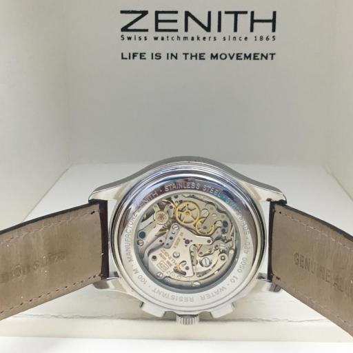 Zenith El Primero Chronograph HW ,acero,cuerda manual, ref. 01.0500.420 [2]