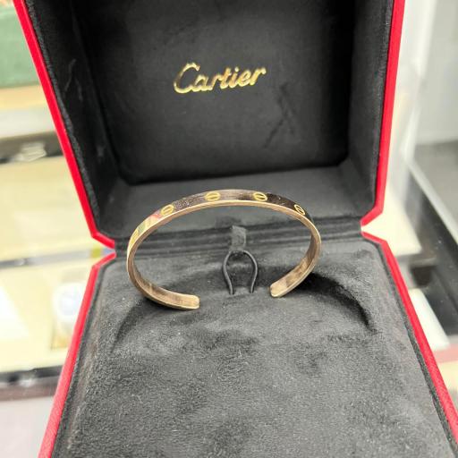 Cartier "LOVE" bangle en oro Rosa 18 Kt ref.LND548 talla 18 caja. [1]