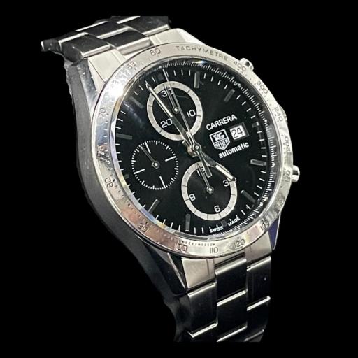 TAG Heuer Carrera Calibre 16 Chronograph automatic ref.CV2016-2 box and paper like new from 2010 [1]