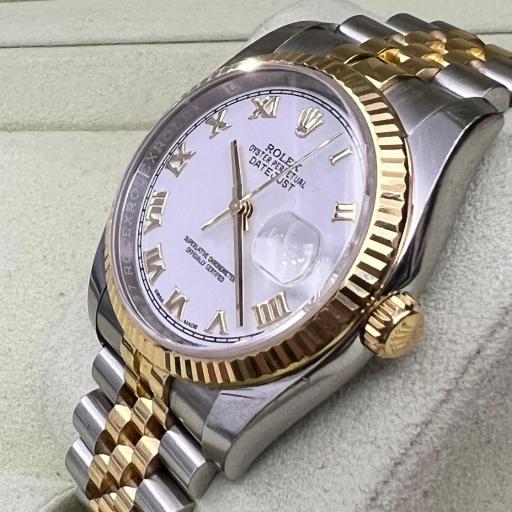 Rolex Date Just steel gold 36mm random series ref.116233 with box from 2014 [2]