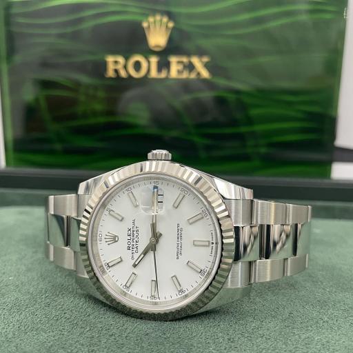 Rolex Datejust ll ,41mm, white dial oyster , mayo 2020.