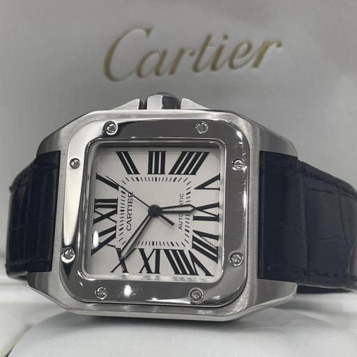 Cartier Santos 100 XL Automático Referencia 2656 full set Año 2006 . [0]