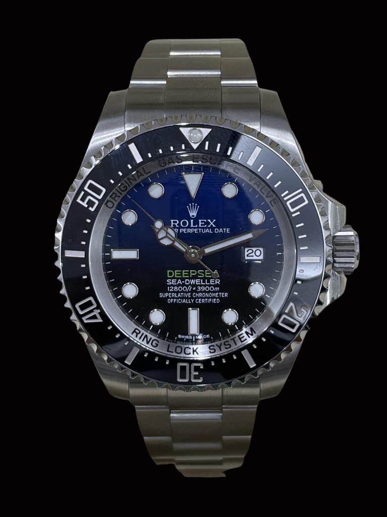 Rolex Sea-Dweller  "James Cameron"  Deepsea blue dial ref.116660 "D-Blue" full set and stickers from 2015.