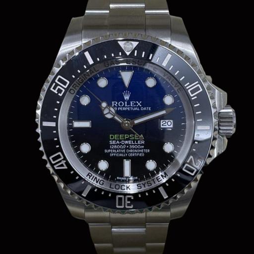 Rolex Sea-Dweller  "James Cameron"  Deepsea blue dial ref.116660 "D-Blue" full set and stickers from 2015.
