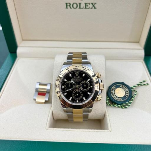 Rolex Daytona black dial  ref.116503 out of production - Steel and Gold - new conditions  November 2022 full set