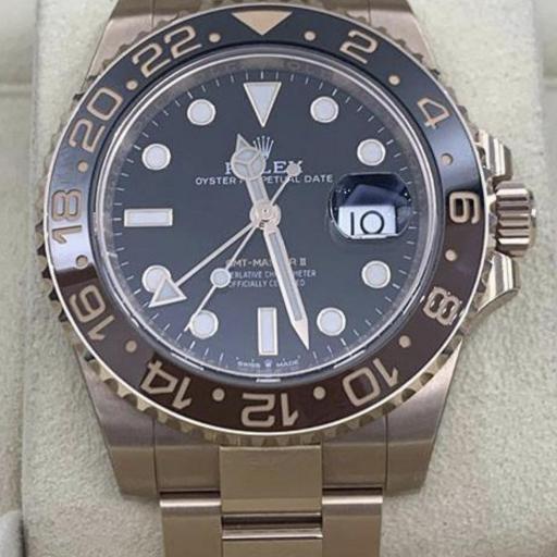 Rolex Gmt rose gold used like new ref.126715CHNR full set from 2020