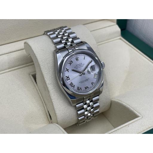 Rolex Datejust 36MM - Ref:116200 - Silver Roman  Dial - like new . [1]