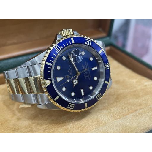 Rolex Submariner date acero oro Blue Ref. 16613LB  Año 1991 X series. [3]