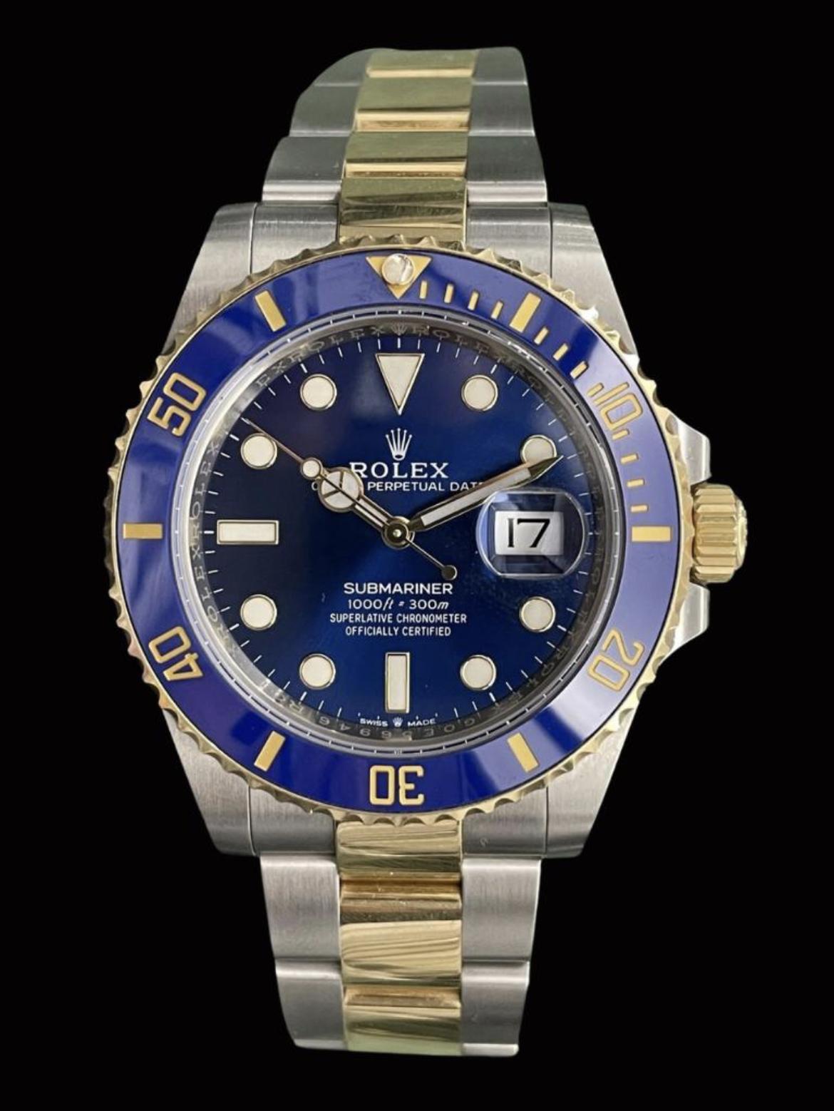 Rolex Submariner Date - Two-Tone Stainless Steel/Yellow Gold - 41mm Rolesor Blue Dial 126613LB  2022