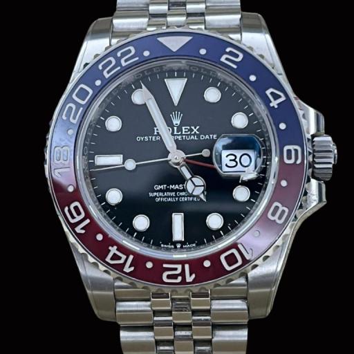 Rolex GMT II ref.126710BLRO PEPSI from 201 new conditions full set. [0]