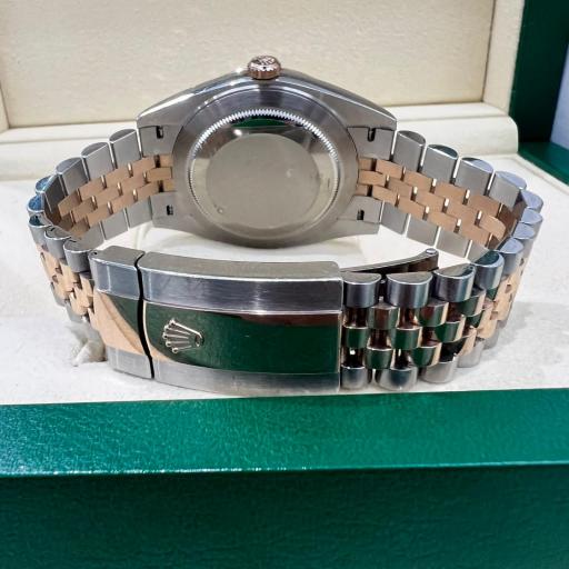 Rolex  DATEJUST Oyster, 41 mm, acero Oystersteel y oro Everose Esfera Wimbledon - Año 2020 [3]