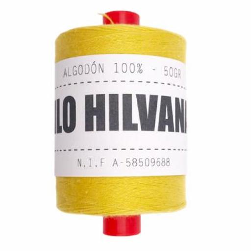 Hilo Hilvanar - Amarillo - Algodon