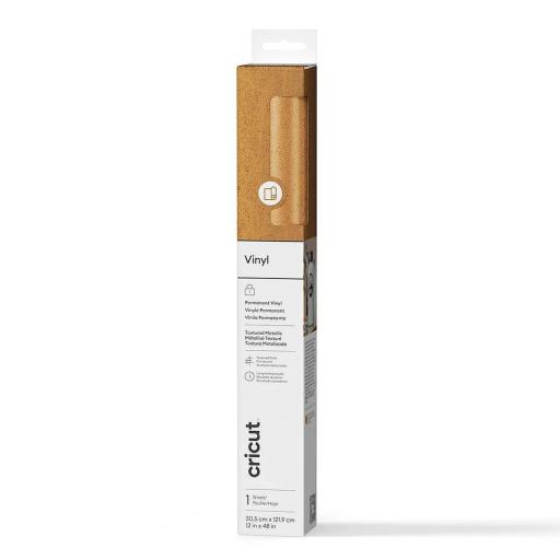 Cricut Vinilo Adhesivo Metallic Gold | 30,5 x 122 cm