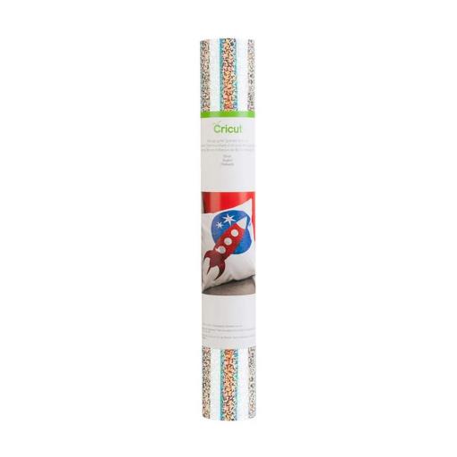 Cricut Vinilo Textil Holographic Sparkle Iron-On Silver