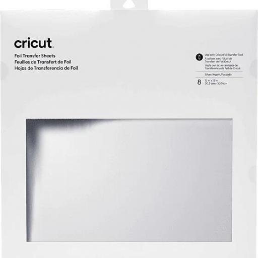 Cricut Transfer Foil Silver 30 x 30 cm | 8 uds.