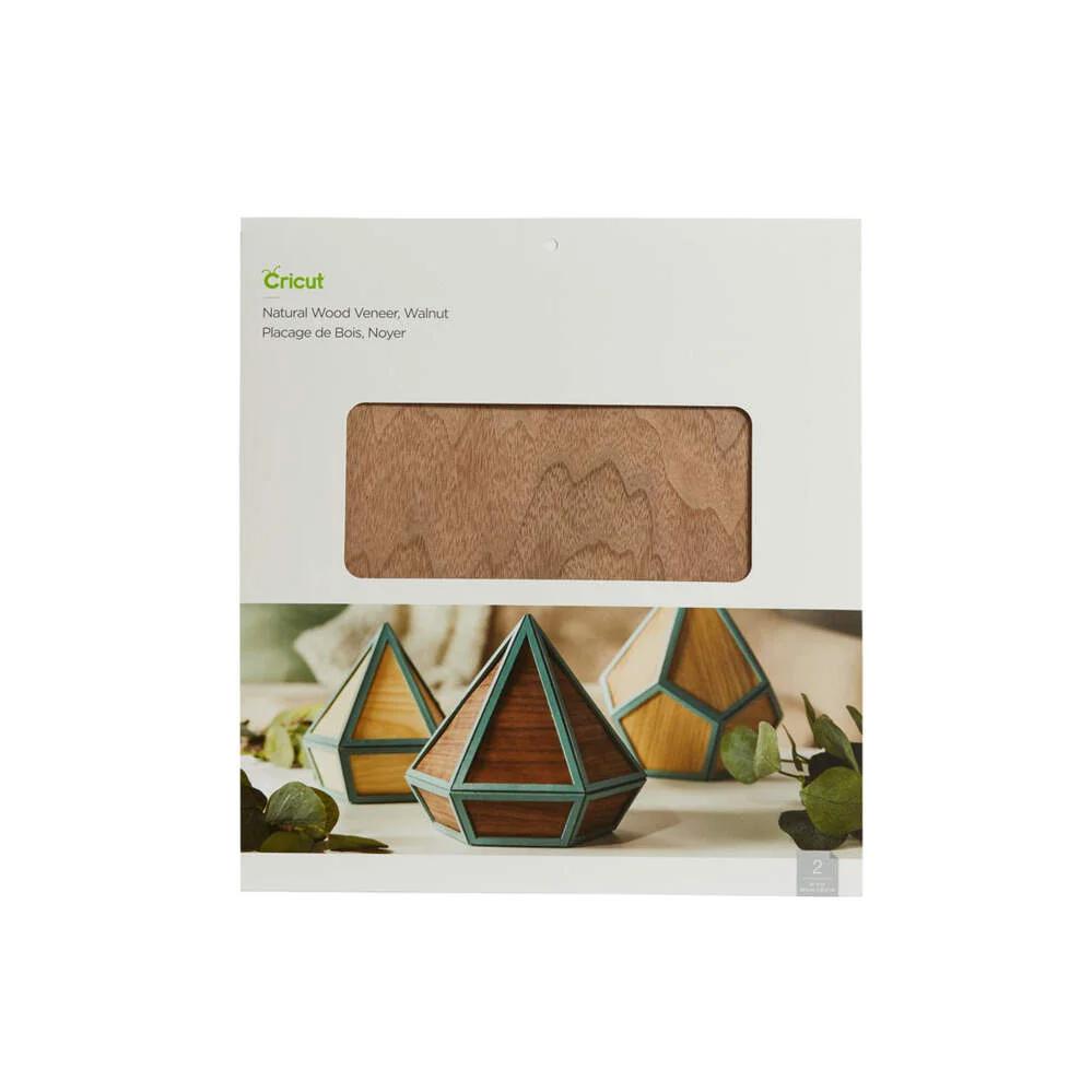 Cricut Chapa de Madera Nogal 30,5 x 30,5 cm | 2 uds.