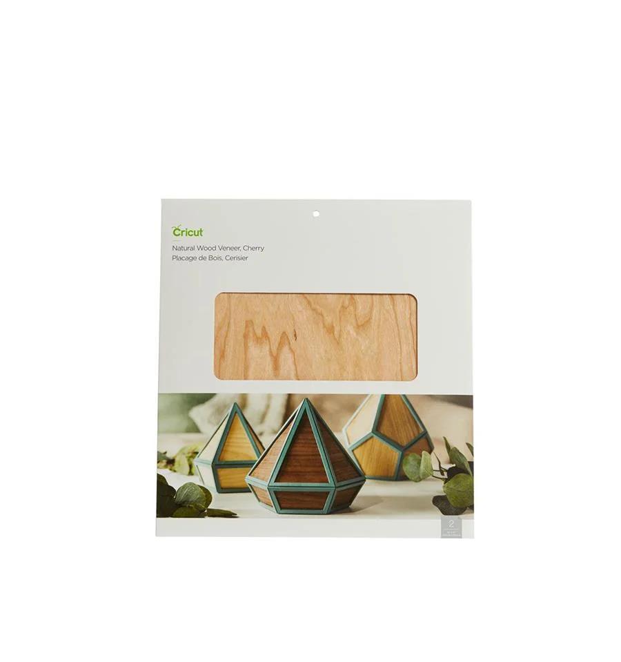 Cricut Chapa de Madera Cerezo 30,5 x 30,5 cm | 2 uds.