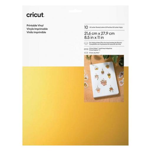 Cricut Vinilo Imprimible A4 | 10 hojas