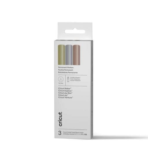 Cricut Rotuladores Metalizados Permanentes | 1.0 mm + Adaptador