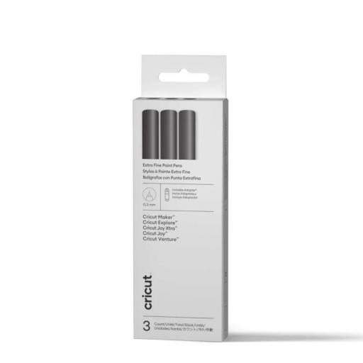 Cricut Set de Bolígrafos Punta Extrafina | 0.3 mm + Adaptador