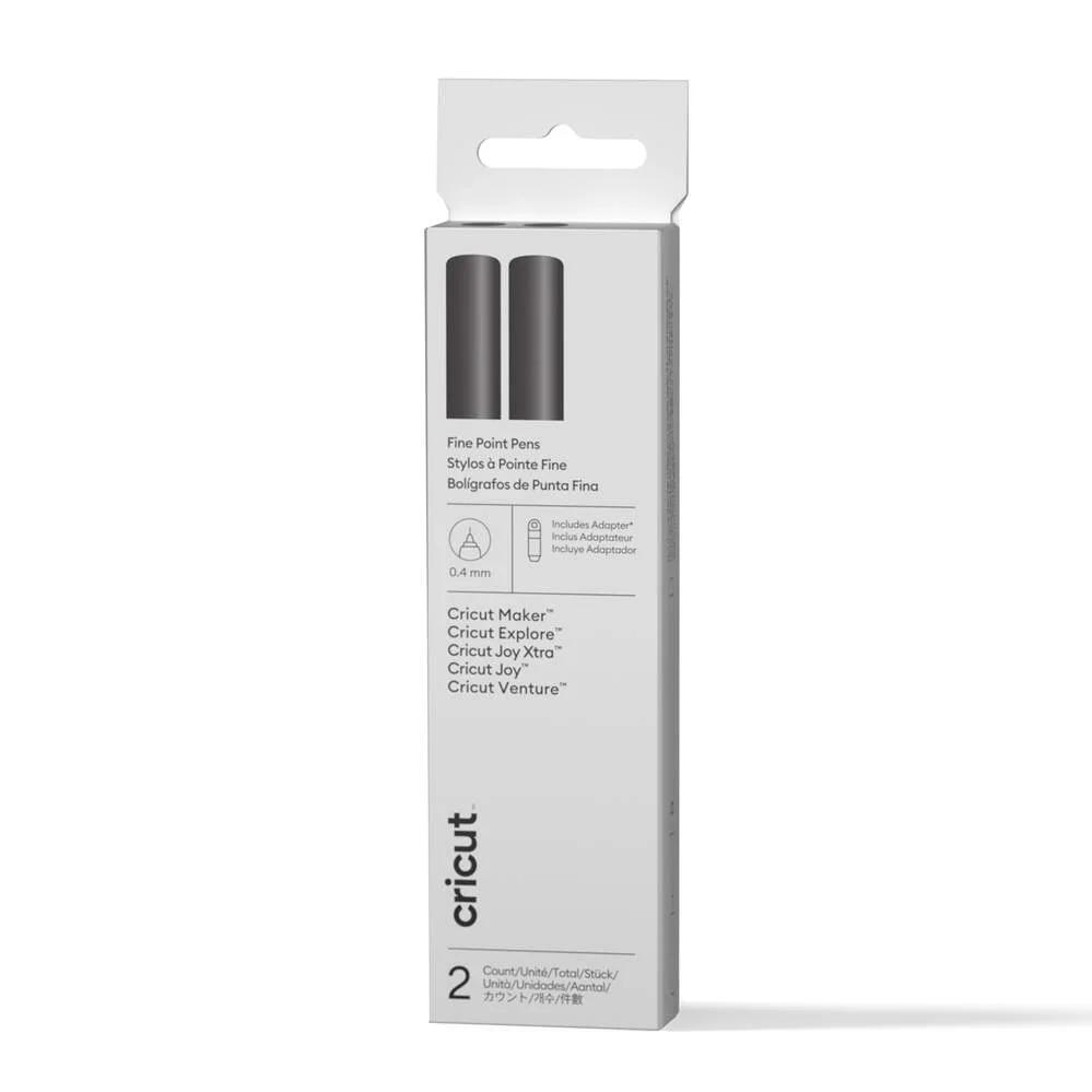 Cricut Bolígrafos de Punta Fina 0,4 mm + Adaptador