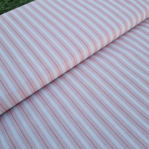 Algodon Organico - Flip Beach Pink Stripes