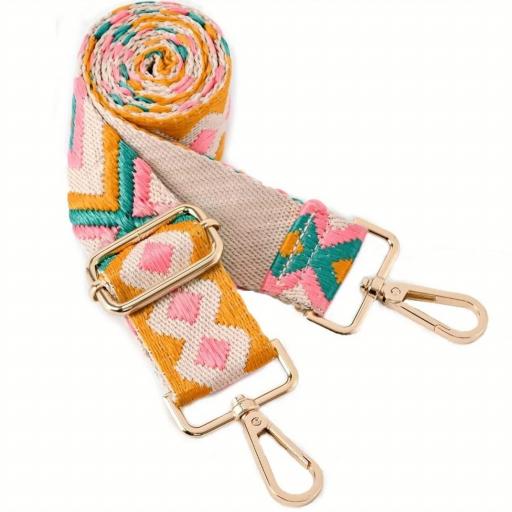 Correa para bolso ajustable hasta 140cm - BOHO Rainbow [0]