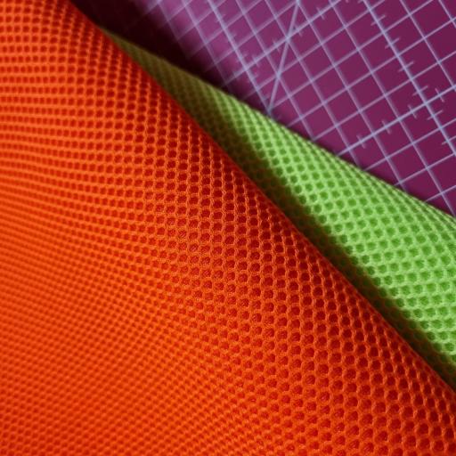 Retal Mesh3D 25cm naranja fluor