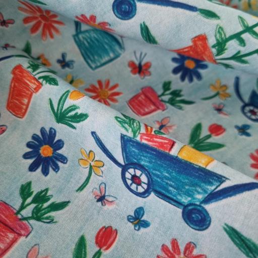 Algodon 100% organico - Crayon Garden Mint [1]