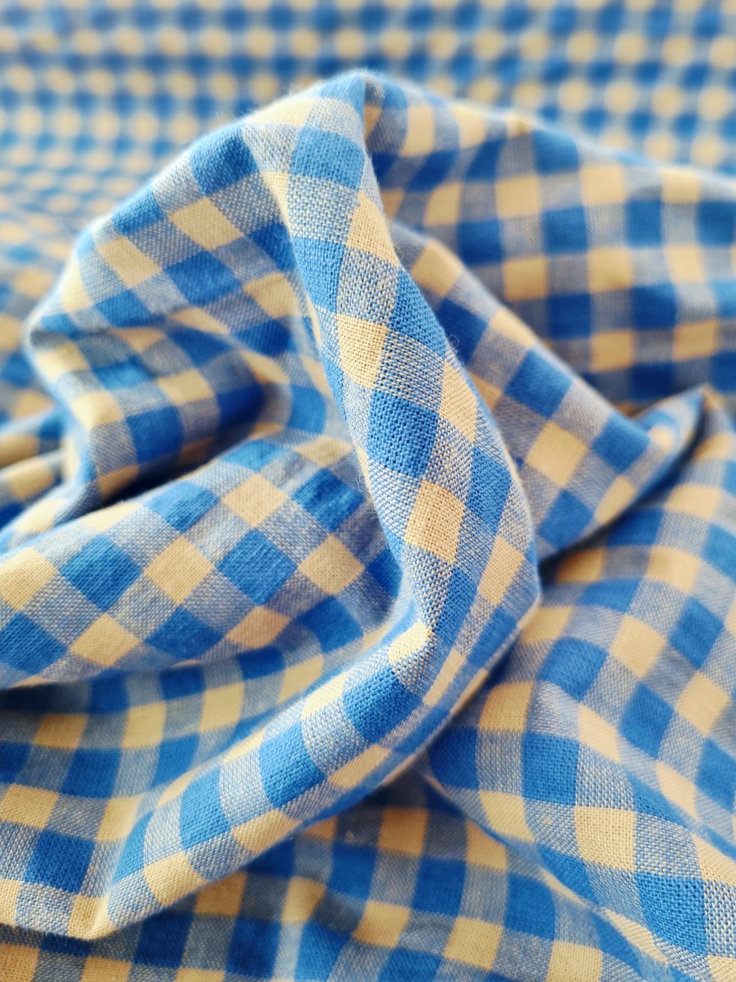 Vichy Seersucker - Azul