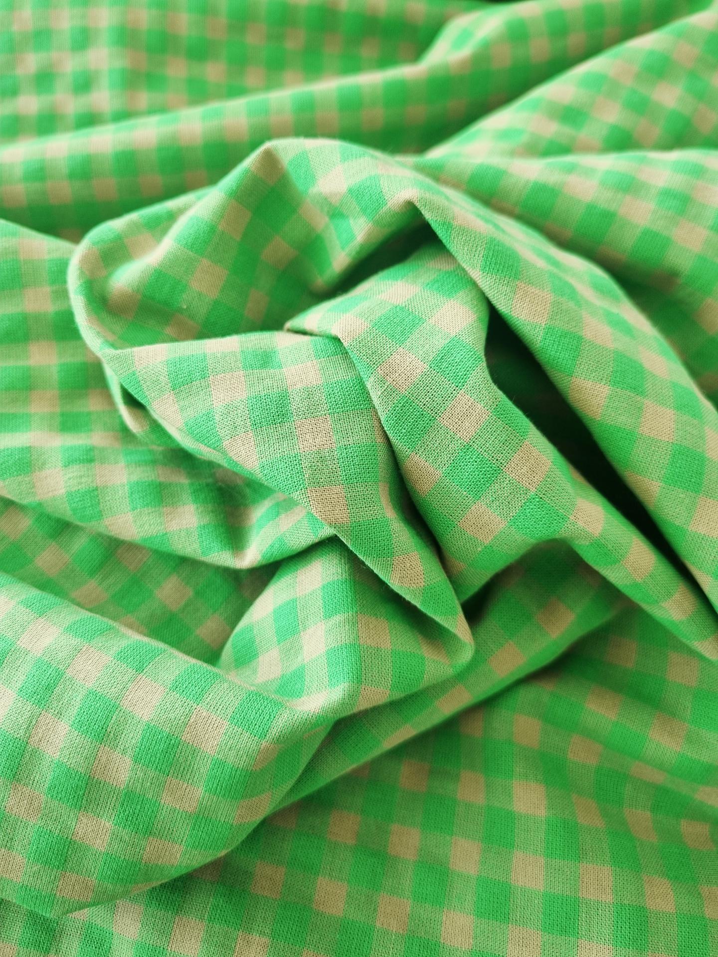 Vichy Seersucker - Verde