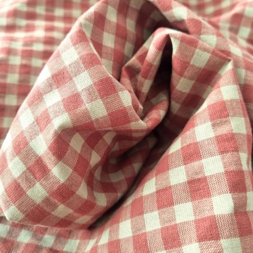 Vichy Seersucker - Terracota