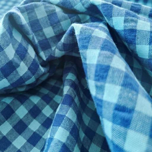 Vichy Seersucker - Oceano