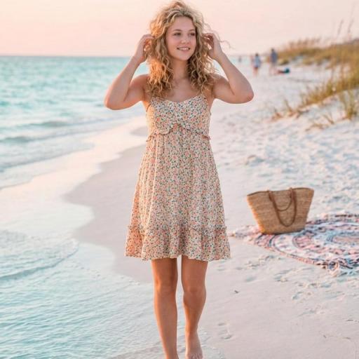 Algodon 100% organico - Fleur Pinky [3]