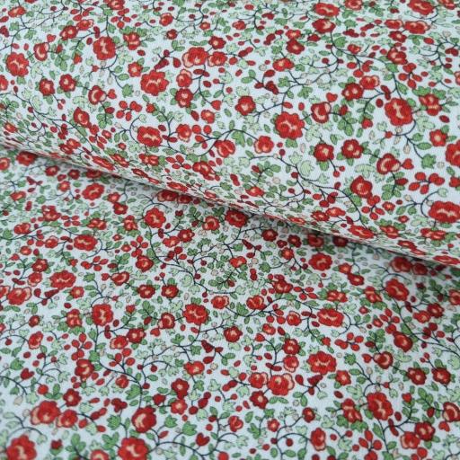 Algodon 100% organico - Liberty Fleur Cherry [2]