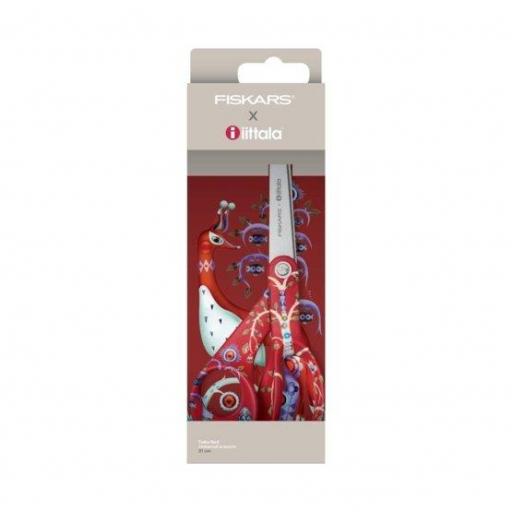 Tijeras de Sastre Fiskars X Iittala, Taika rojo (21 cm) [3]