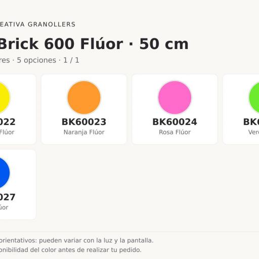 Siser Brick 600 FLUOR 0,5mx1m [2]