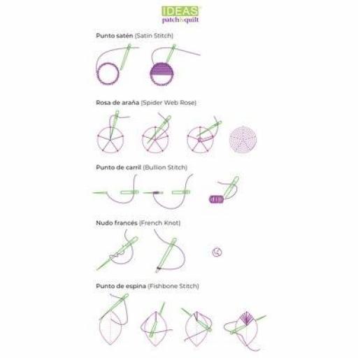 Regla para bordar crazy IDEAS - CALIDAD PROFESIONAL [2]