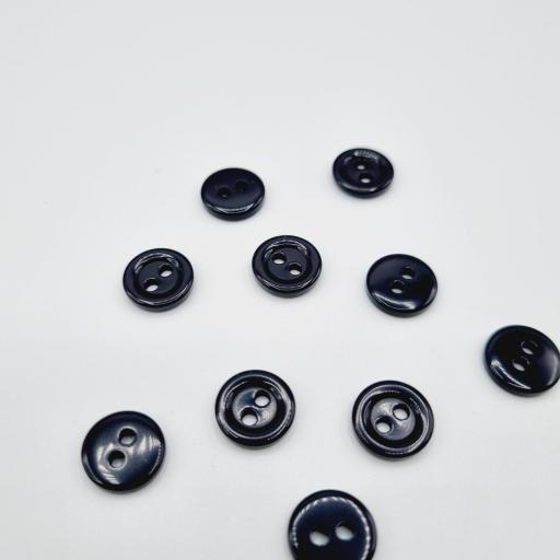 Botón Resina Negro 1cm [1]