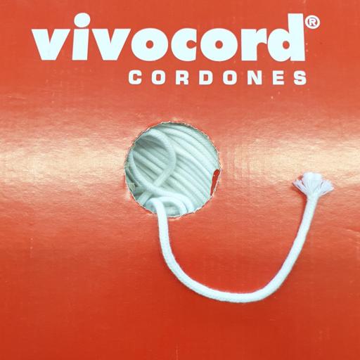 Cordón vivo algodón 5mm - Vivocord