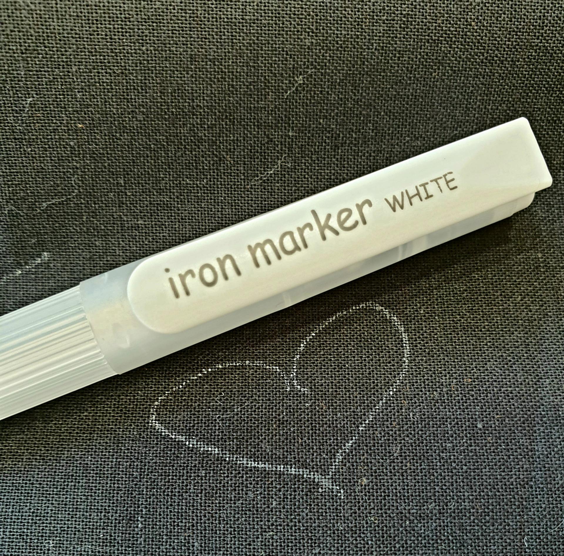 Marcador Premium de tela blanco - Iron Marker