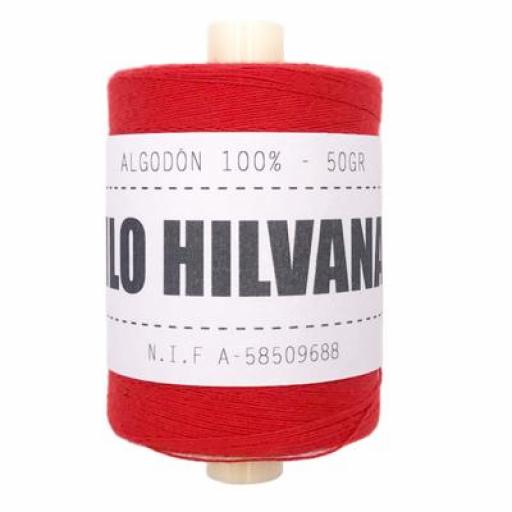 Hilo Hilvanar - Rojo - Algodon