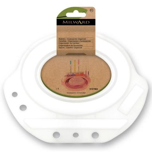 Caja porta canillas con plato magnetico para alfileres
