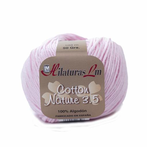 Cotton Nature 3.5 - Ovillo 50gr - Rosa bebe 4105