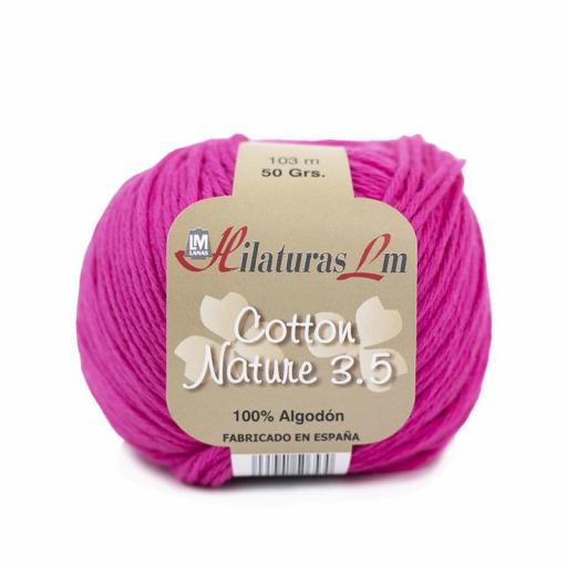 Cotton Nature 3.5 - Ovillo 50gr - Fucsia 4108