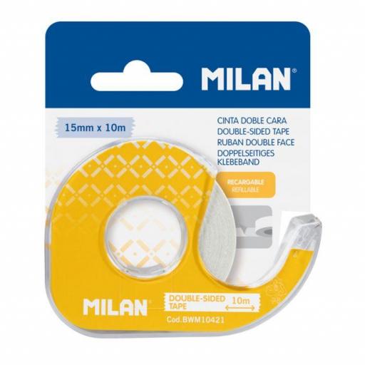 Milan - Recambio Cinta adhesiva doble cara 15 mm x 10 m [1]